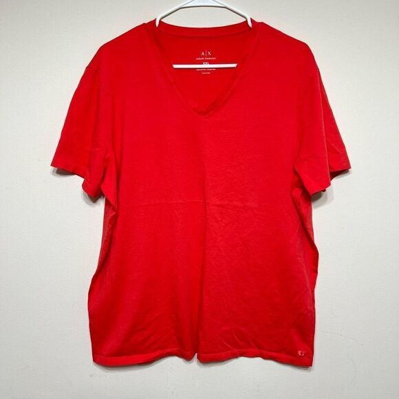 Armani Exchange V Neck Pima Cotton Short Sleeve Tee XXL - Picture 1 of 7